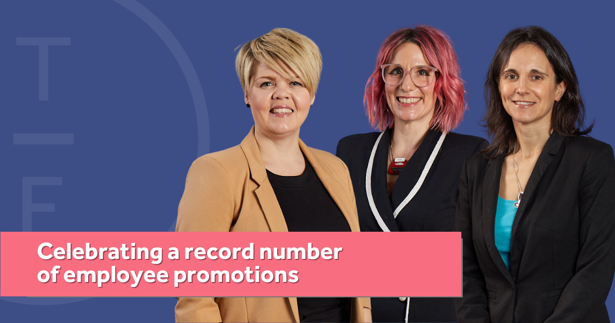 Celebrating a record number of employee promotions