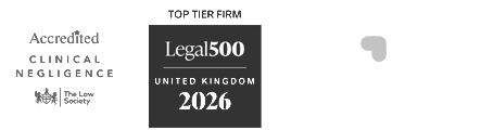 Clinical Negligence Accreditation Logos